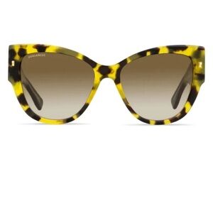 DSQUARED2 Women’s Tortoise cat-eye tinted sunglasses
